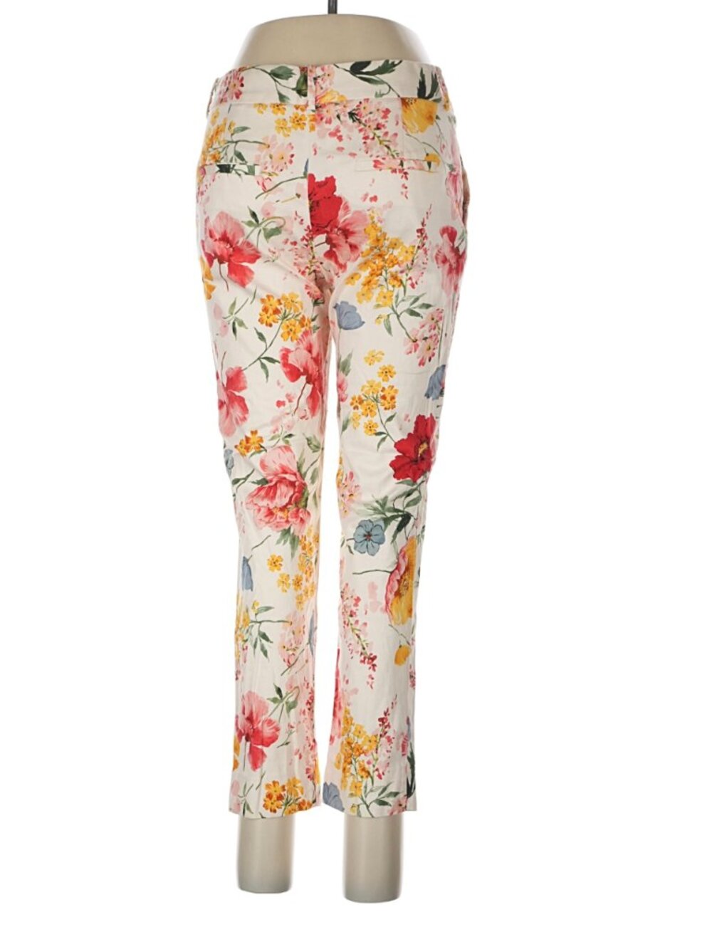 ZARA FLORAL CHINO PLANTS - NEW WITH TAG